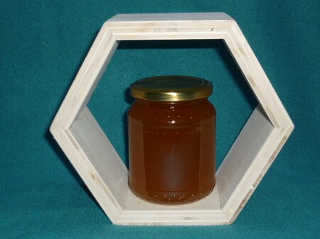 Espositore esagono per miele/marmellata cod “111125 “